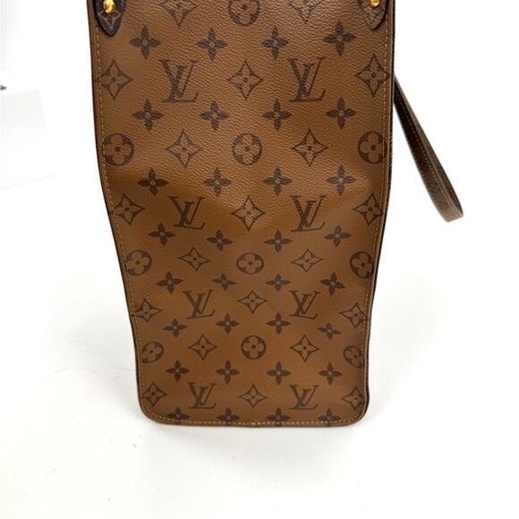 Louis Vuitton On the Go Brown and Light Brown Monogram Large Tote - Picture 7 of 13